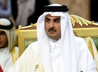 امیر قطر بالاخره آفتابی شد +عکس