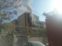 تصاویر | آتش‌سوزی مرگبار ساختمان مسکونی در تهران