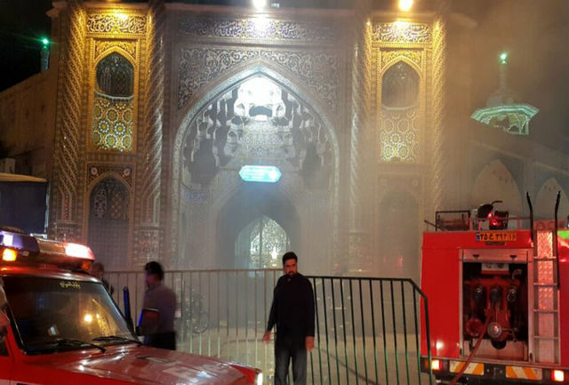 آتش سوزی درحرم حضرت معصومه(س)/ آسیبی به معماری سنتی وارد نشده است